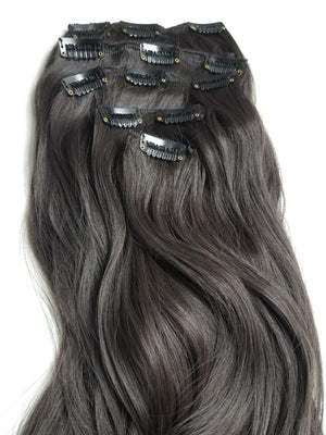 Premium Modified Clips In Hair Extensions – Perfect Fit for Every Style |28 inches| - World Hair Extension