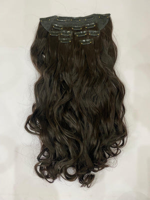 14 Clips | Premium Modified Clipsin Curl Hair Extensions | Perfect Fit for Every Style - World Hair Extension