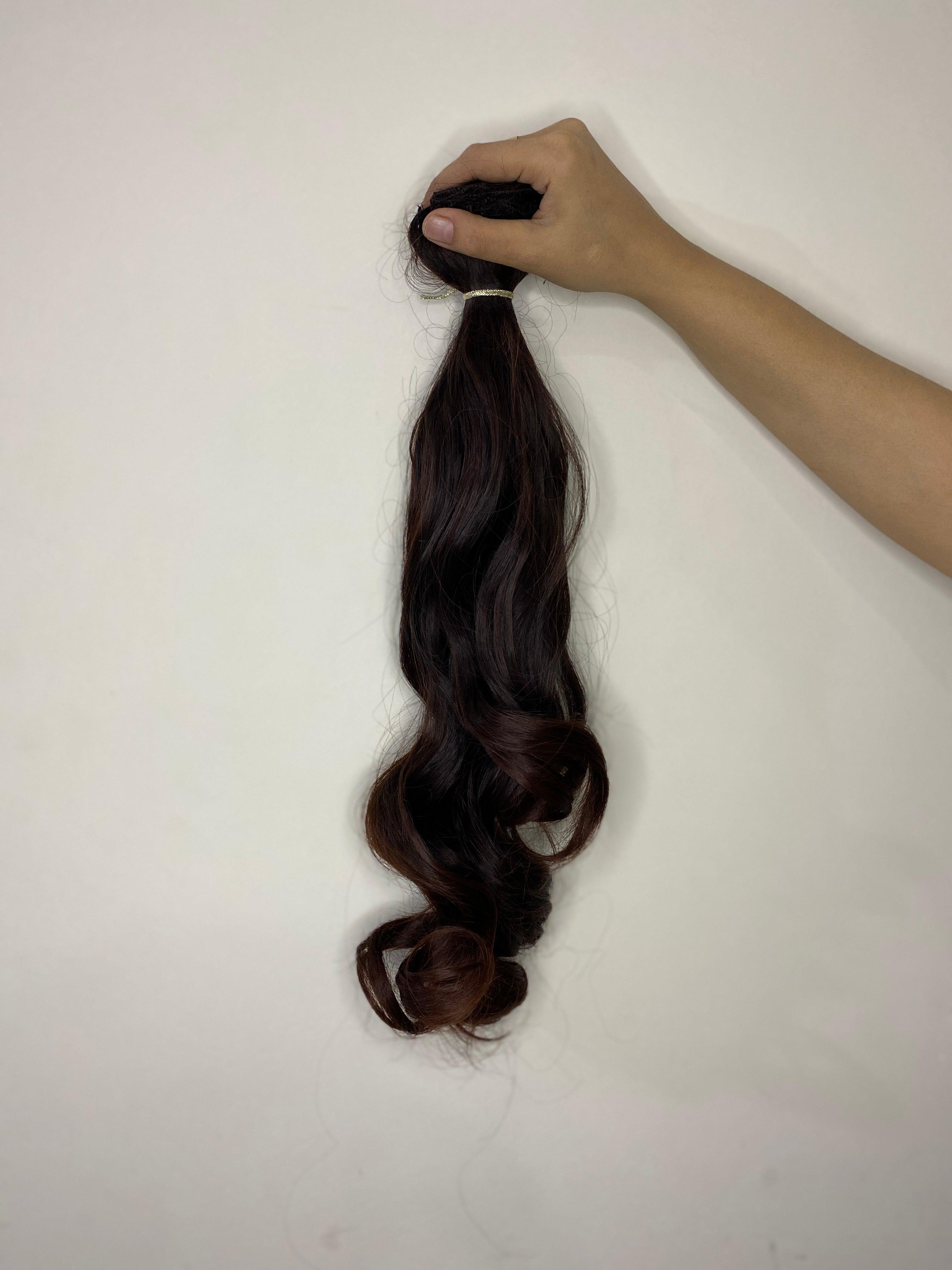 14 Clips | Premium Modified Clipsin Curl Hair Extensions | Perfect Fit for Every Style - World Hair Extension