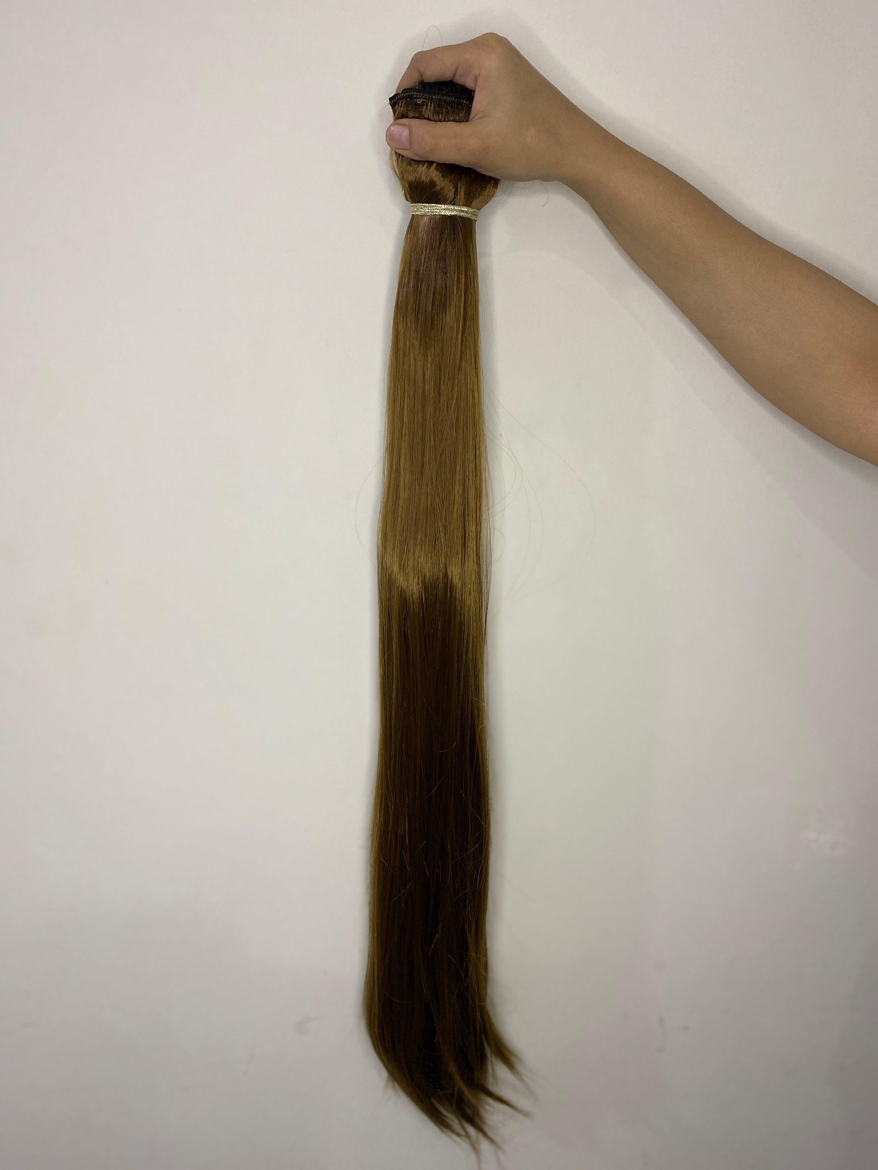 Modified 14 clips straight - World Hair Extension