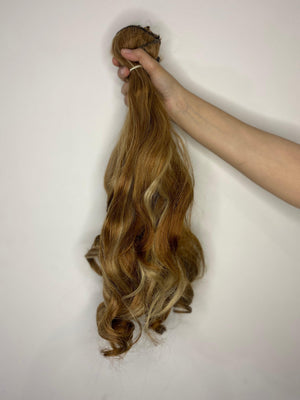 Premium Modified Clips In Hair Extensions – Perfect Fit for Every Style |28 inches| - World Hair Extension