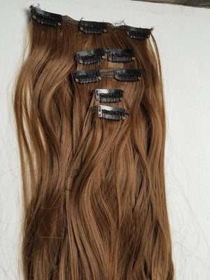 Premium Modified Clips In Hair Extensions – Perfect Fit for Every Style |28 inches| - World Hair Extension