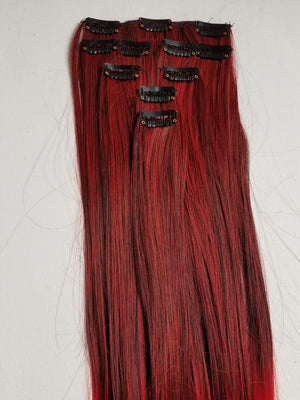 Premium Modified Clips In Hair Extensions – Perfect Fit for Every Style |28 inches| - World Hair Extension