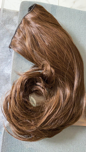 Natural Color Half Head Wigs 24-28 Inches : Brushable, Washable & Easy to Style - World Hair Extension