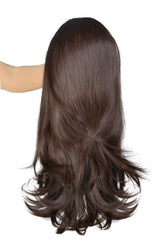 Natural Color Half Head Wigs 24-28 Inches : Brushable, Washable & Easy to Style