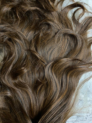 Natural Color Half Head Wigs 24-28 Inches : Brushable, Washable & Easy to Style - World Hair Extension