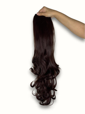 Natural Color Half Head Wigs 24-28 Inches : Brushable, Washable & Easy to Style - World Hair Extension