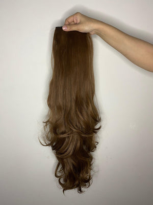 Natural Color Half Head Wigs 24-28 Inches : Brushable, Washable & Easy to Style - World Hair Extension