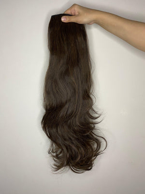 Natural Color Half Head Wigs 24-28 Inches : Brushable, Washable & Easy to Style - World Hair Extension