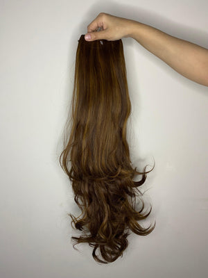 Natural Color Half Head Wigs 24-28 Inches : Brushable, Washable & Easy to Style - World Hair Extension