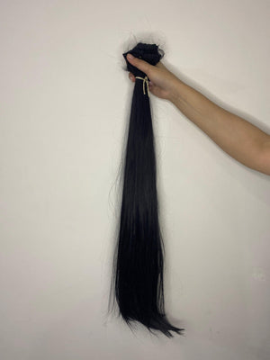 Premium Modified Clips In Hair Extensions – Perfect Fit for Every Style |28 inches| - World Hair Extension