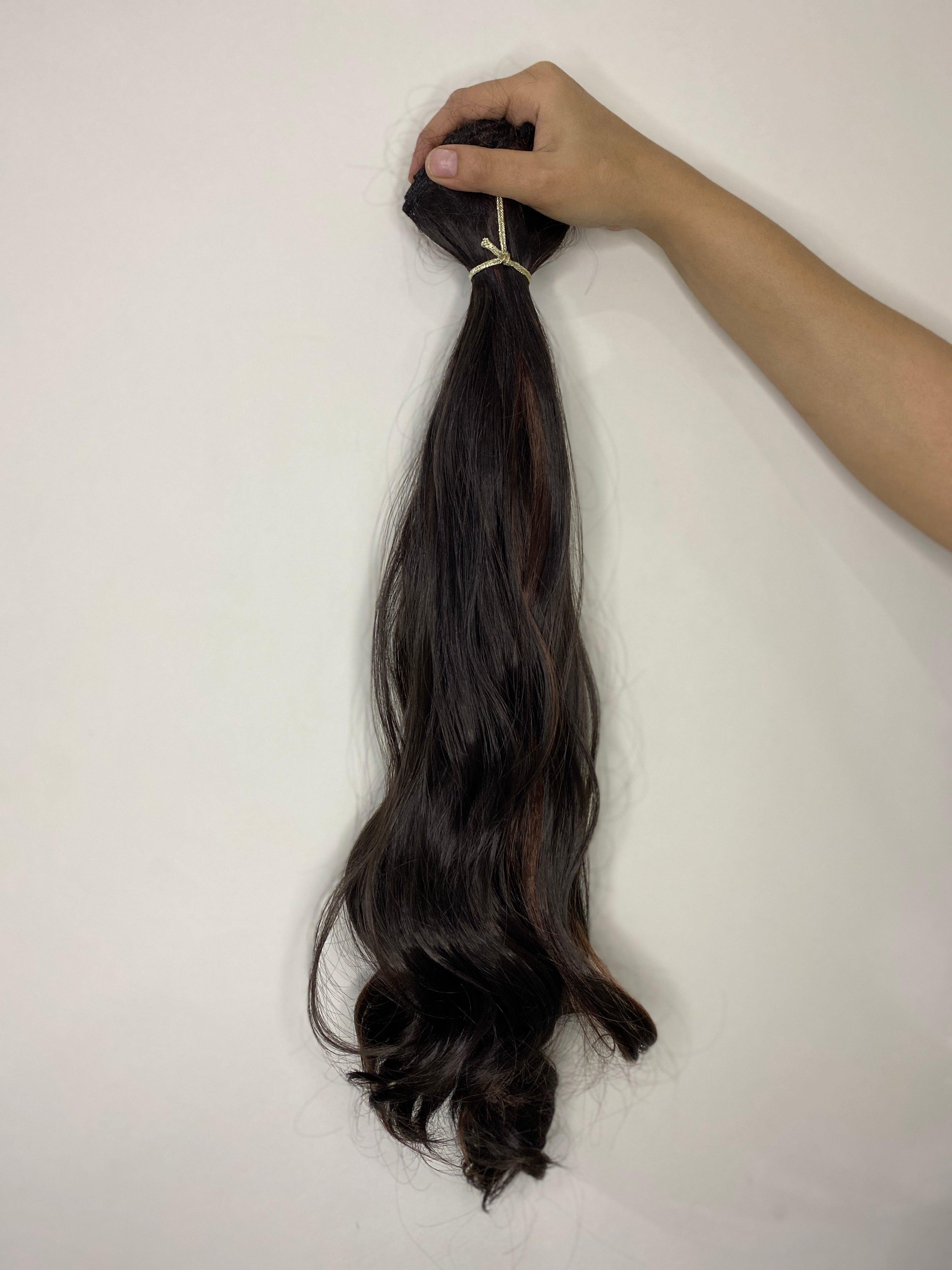 Premium Modified Clips In Hair Extensions – Perfect Fit for Every Style |28 inches| - World Hair Extension