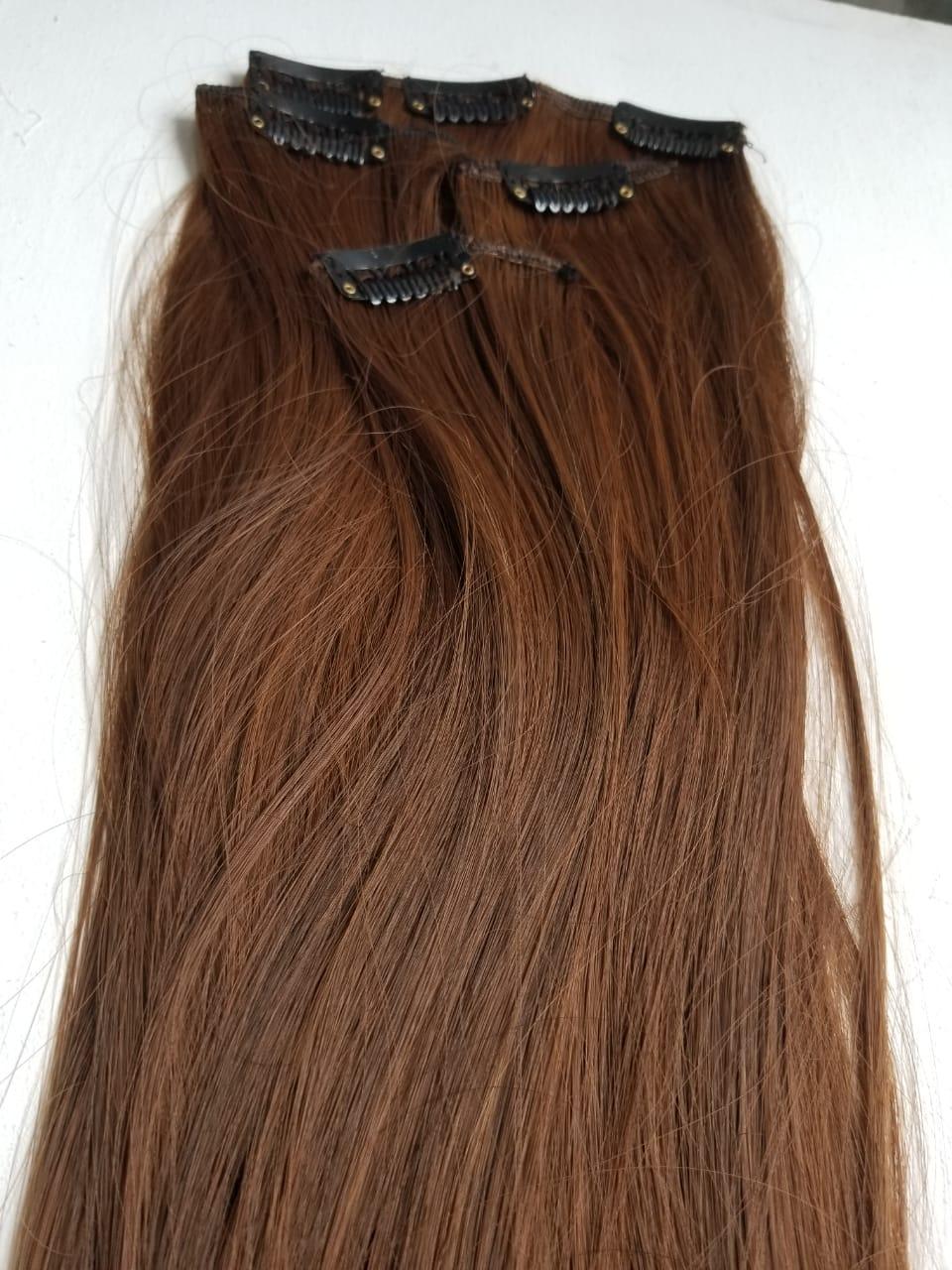 Premium Modified Clips In Hair Extensions – Perfect Fit for Every Style |28 inches| - World Hair Extension