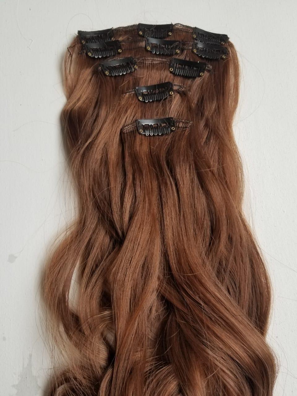 Premium Modified Clips In Hair Extensions – Perfect Fit for Every Style |28 inches| - World Hair Extension