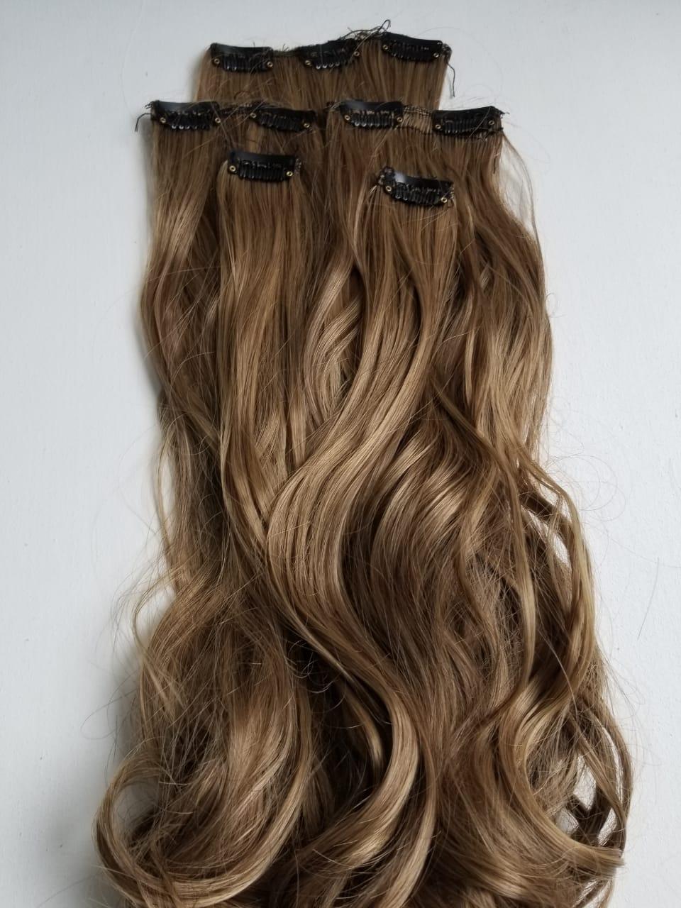 Premium Modified Clips In Hair Extensions – Perfect Fit for Every Style |28 inches| - World Hair Extension