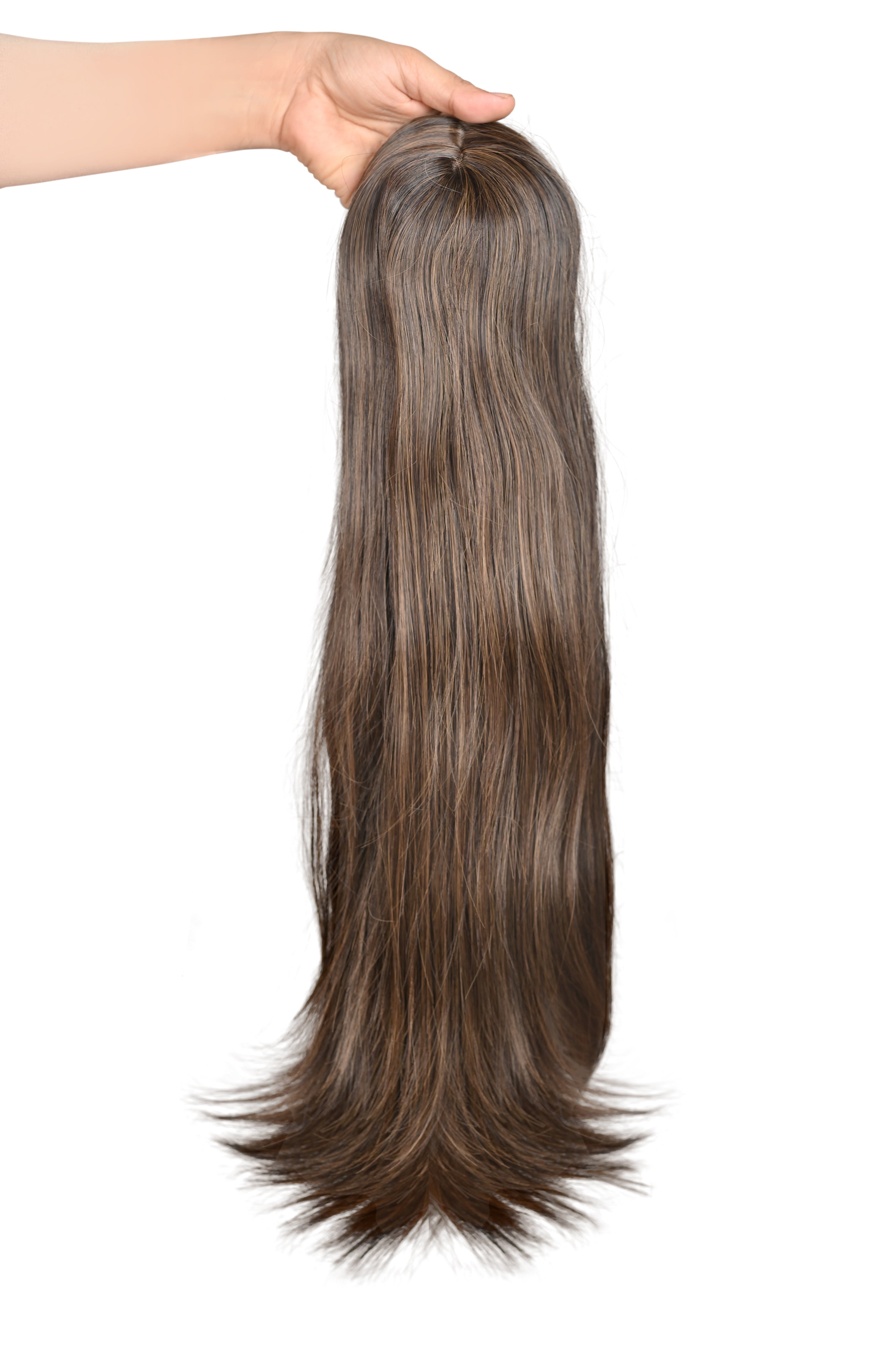 Premium Mono Toppers Hair Extensions – Lightweight & Comfortable