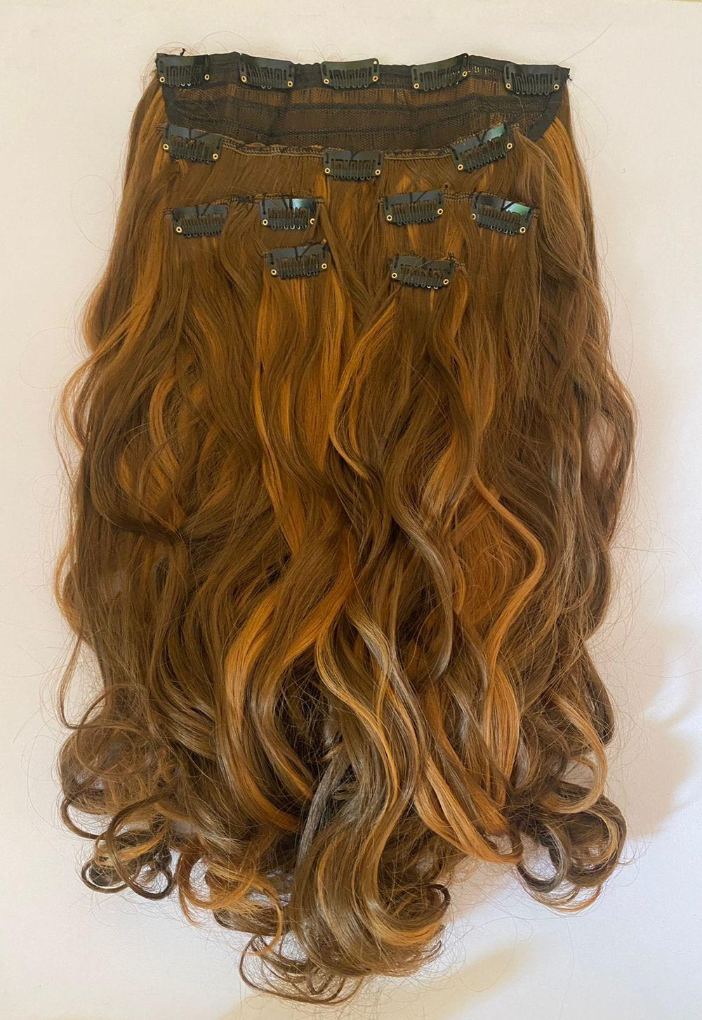 14 Clips | Premium Modified Clipsin Curl Hair Extensions | Perfect Fit for Every Style - World Hair Extension