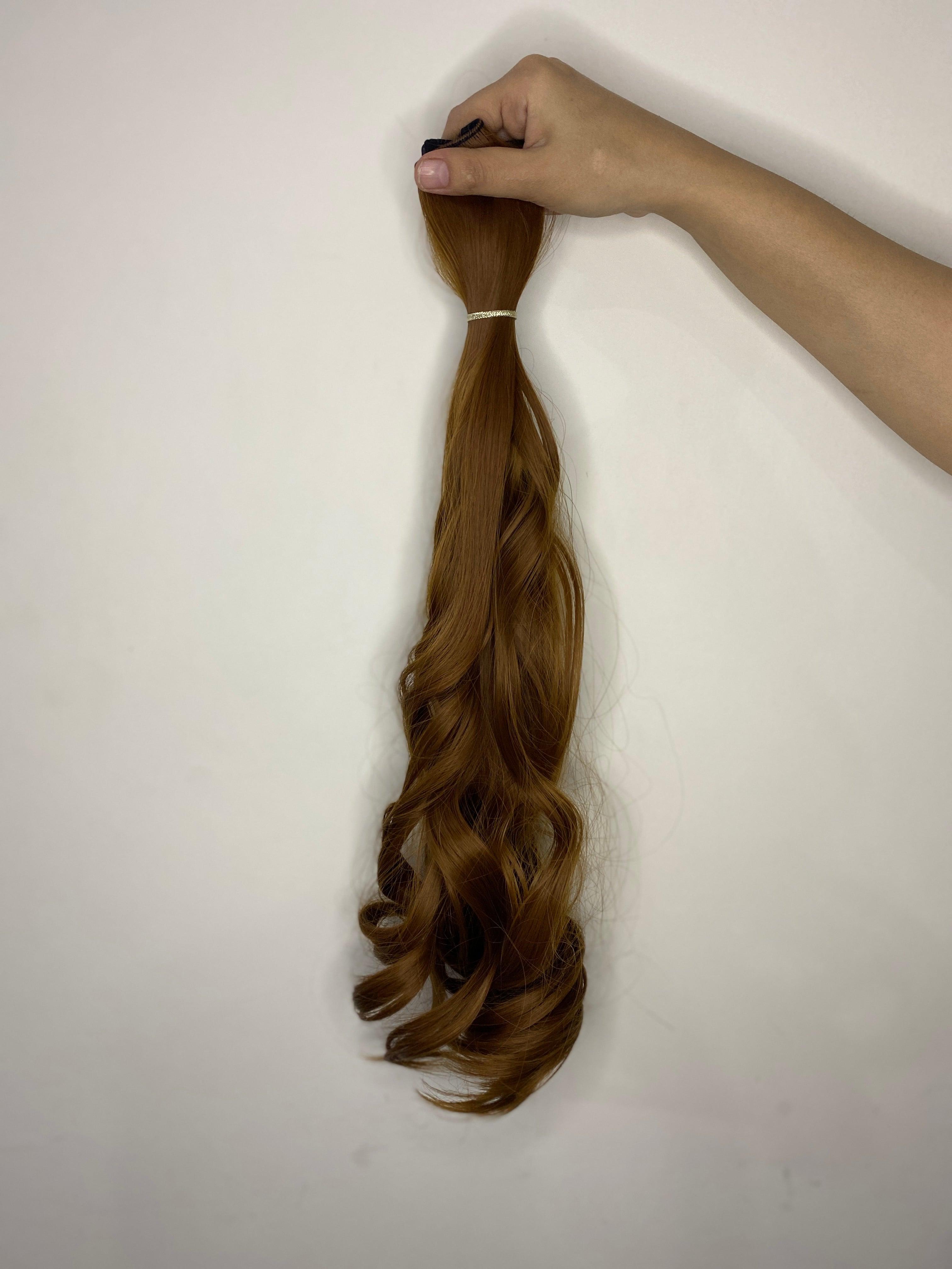 Premium Modified Clips In Hair Extensions – Perfect Fit for Every Style |28 inches| - World Hair Extension