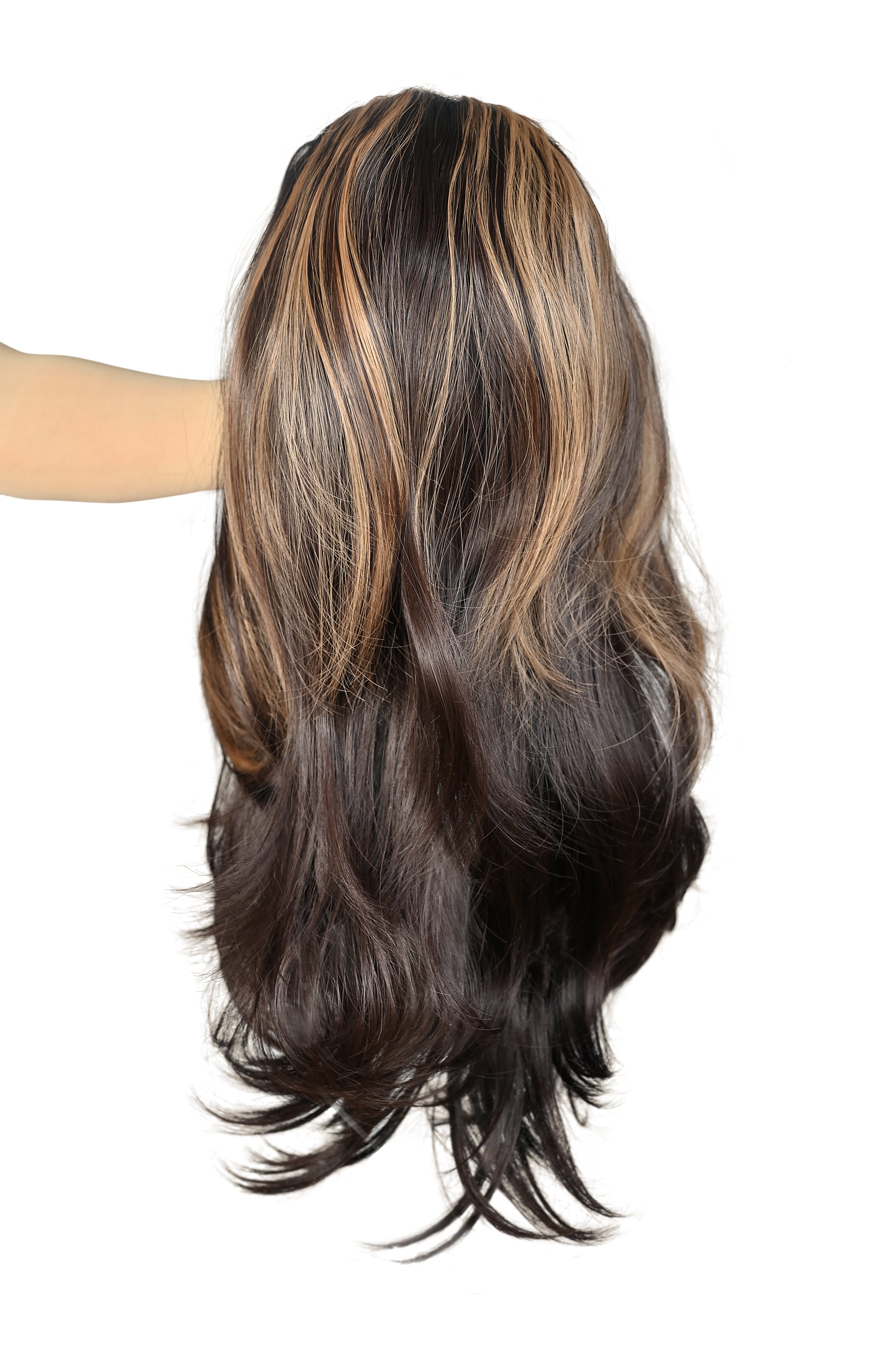 Natural Color Half Head Wigs 24-28 Inches : Brushable, Washable & Easy to Style