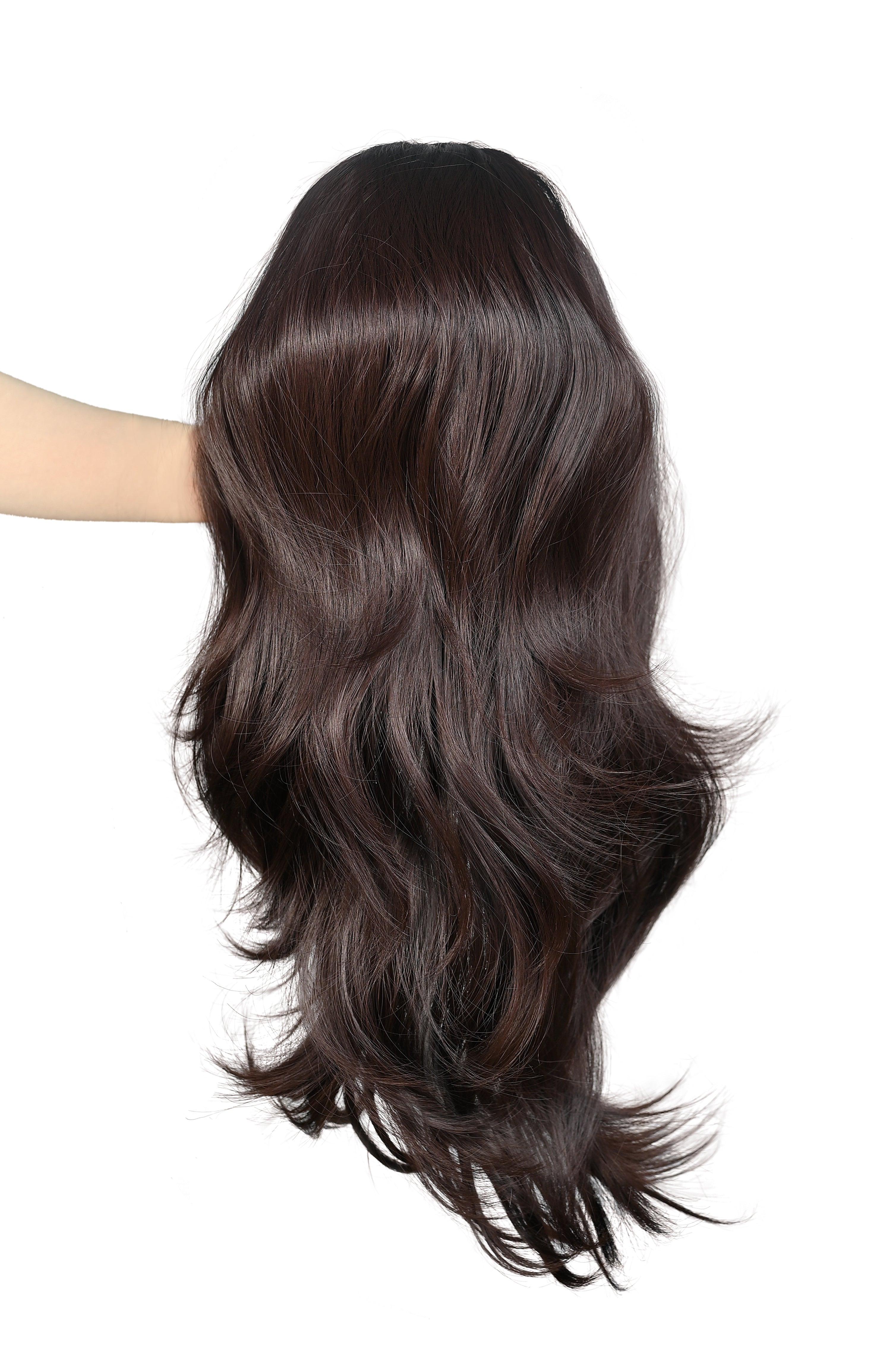 Natural Color Half Head Wigs 24-28 Inches : Brushable, Washable & Easy to Style