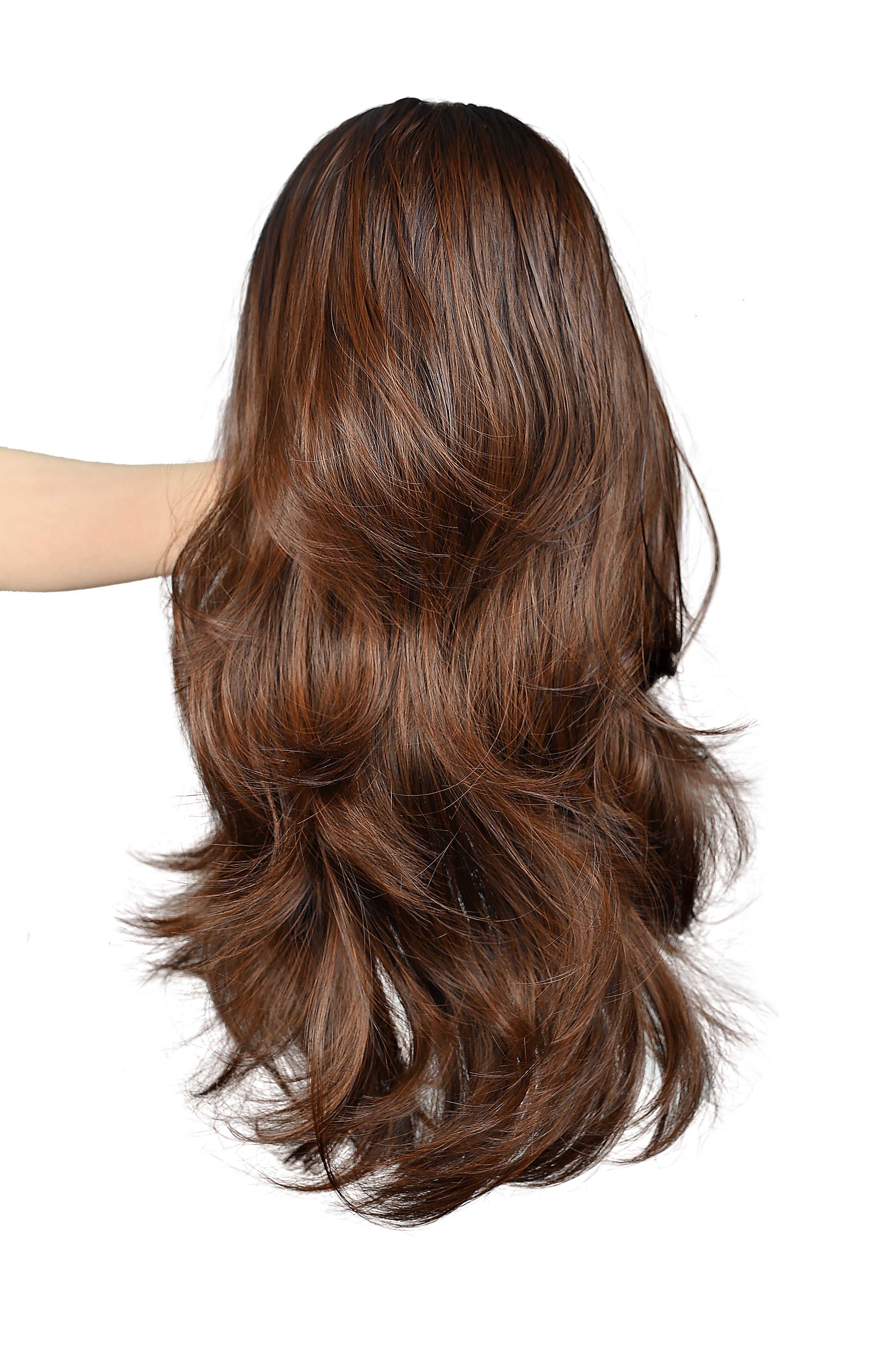 Natural Color Half Head Wigs 24-28 Inches : Brushable, Washable & Easy to Style